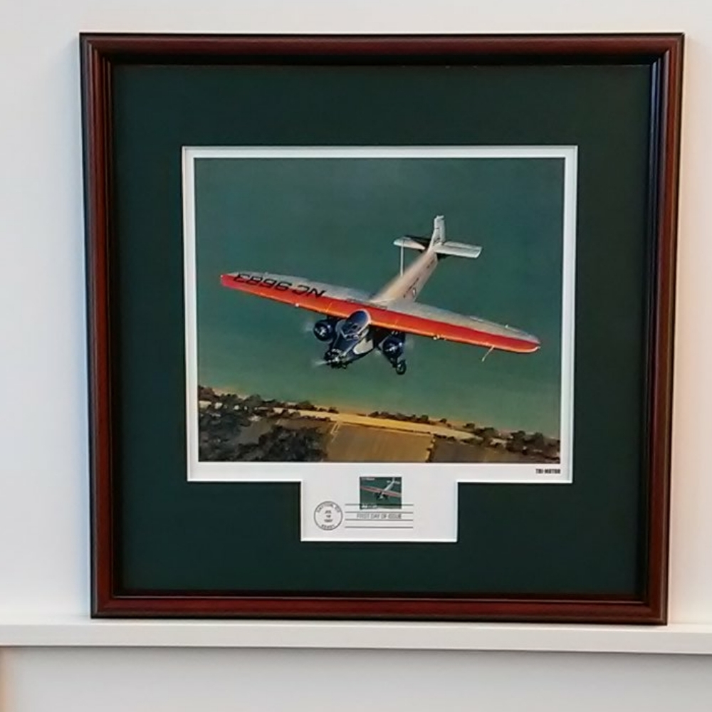 Aviation print,framed:  Tri Motor